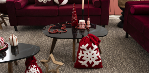 Mesa De Centro Cuarzo Golden Negro Mediana