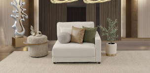 Sillón Brazo Derecho Eland CL Blanco