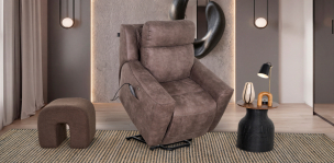 Sillón Reclinable Eléctrico Clovis Gris (Boal)