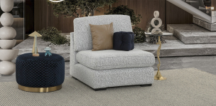 Sillón Sin Brazo Creta Plus Moka