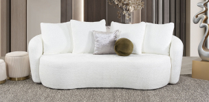 Sofá 3 Plazas Cornelia CL Blanco