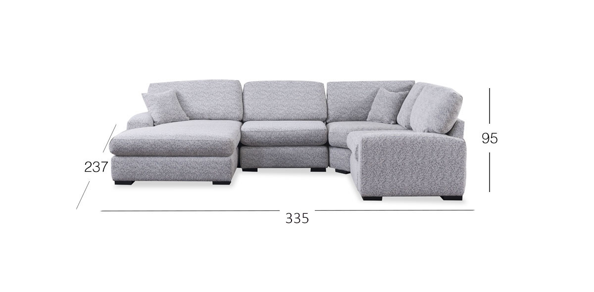 Sala Creta Moka 4 Pzs