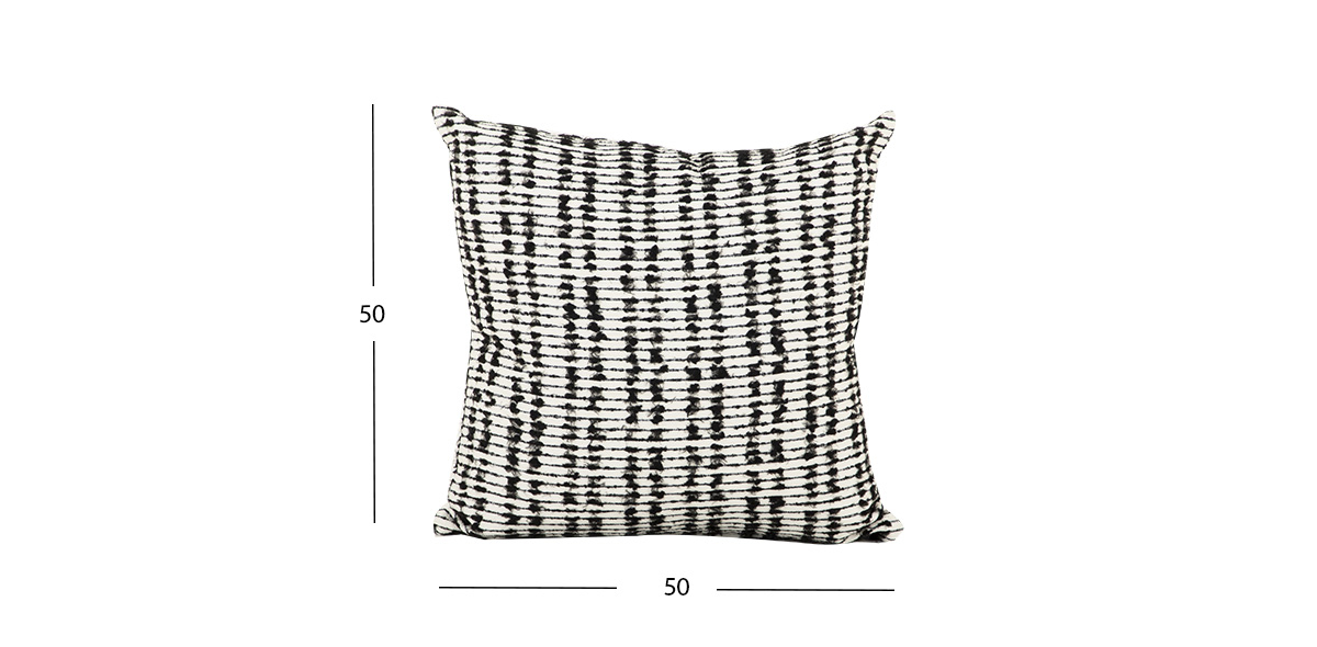 Cojín Decorativo Nepal Tassles Negro