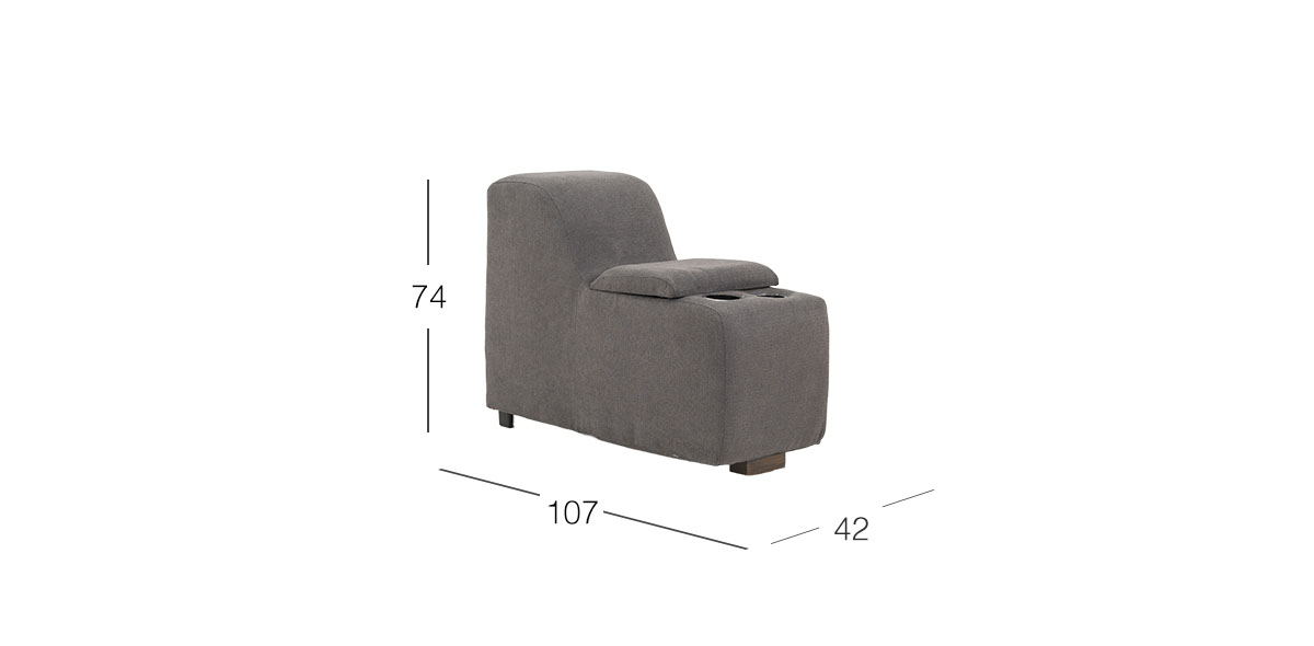 Consola Cloe CL Gris