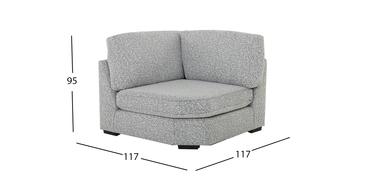 Sillón Esquinero Creta Plus Moka