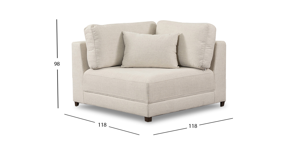 Sillón Esquinero Eland CL Blanco