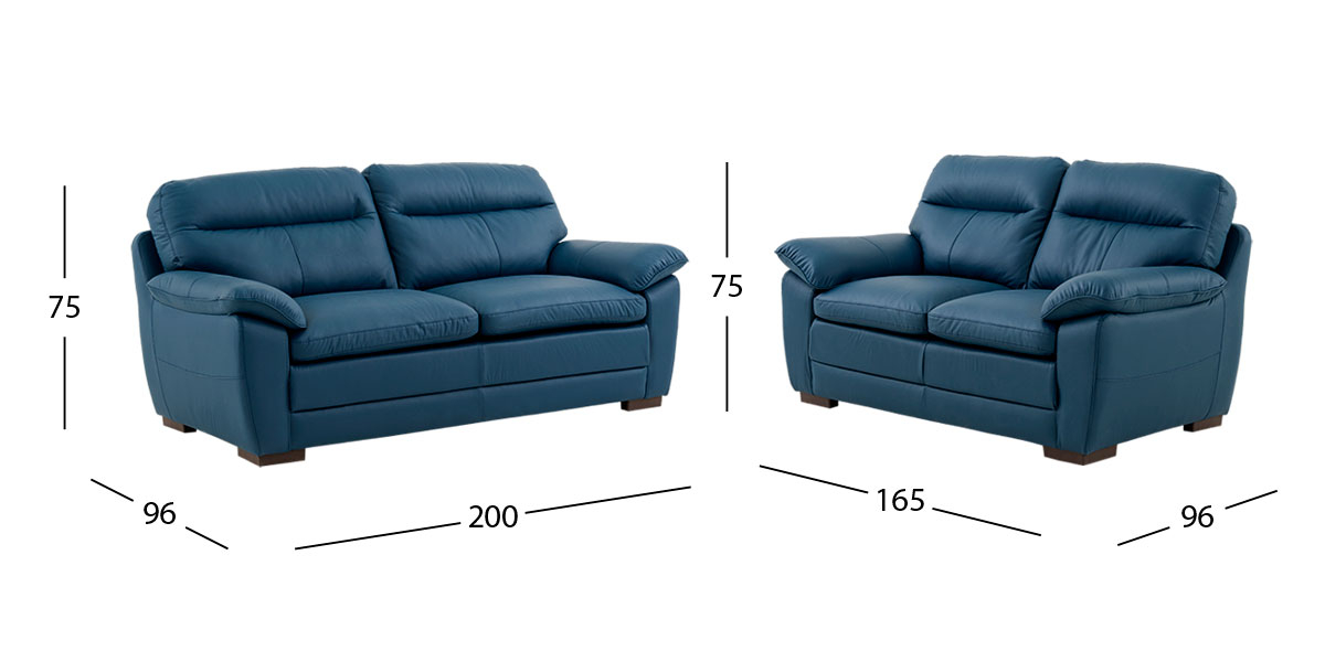 Sala Piel Match Angels Azul  (Boal)