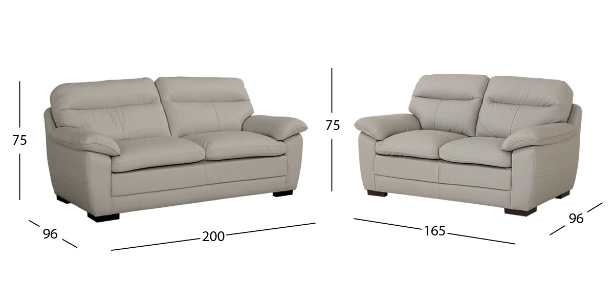 Sala Piel Match Angels Gris  (Boal)