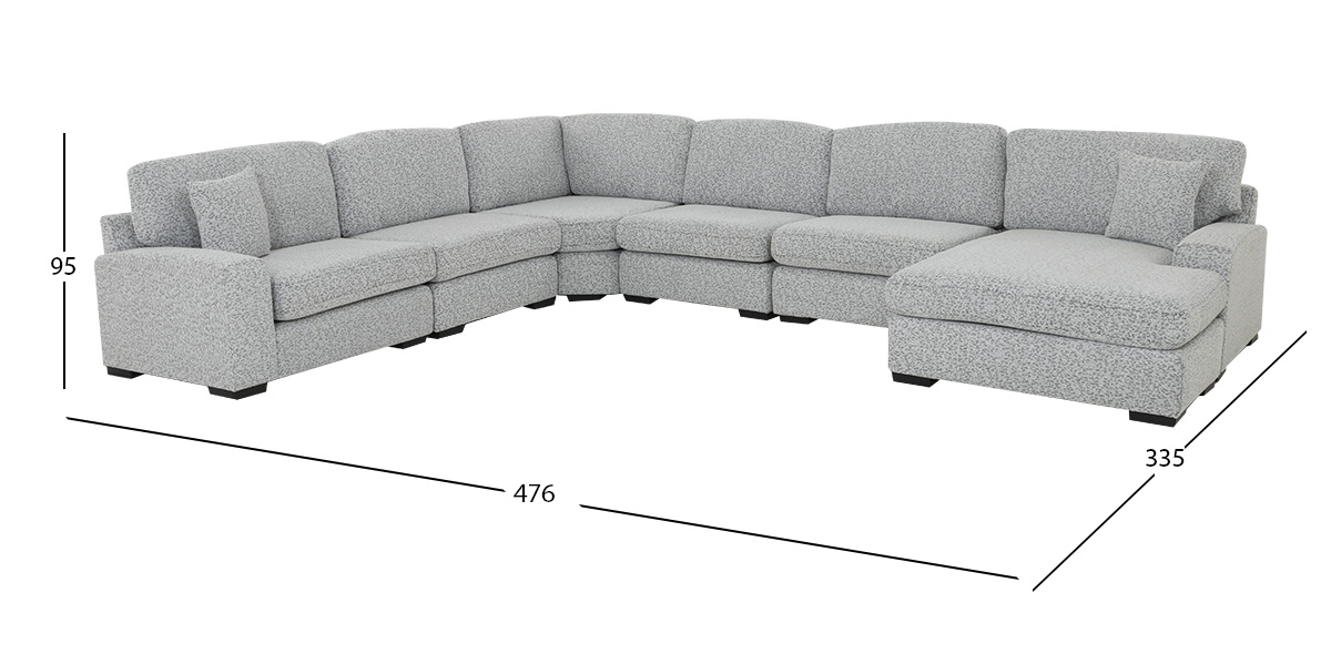Sala Creta Plus Moka 6 Pzs