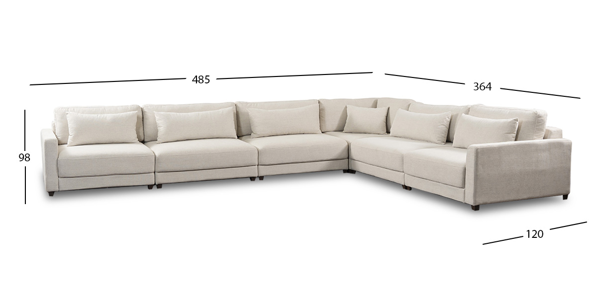 Sala Eland CL Blanco 6 Piezas