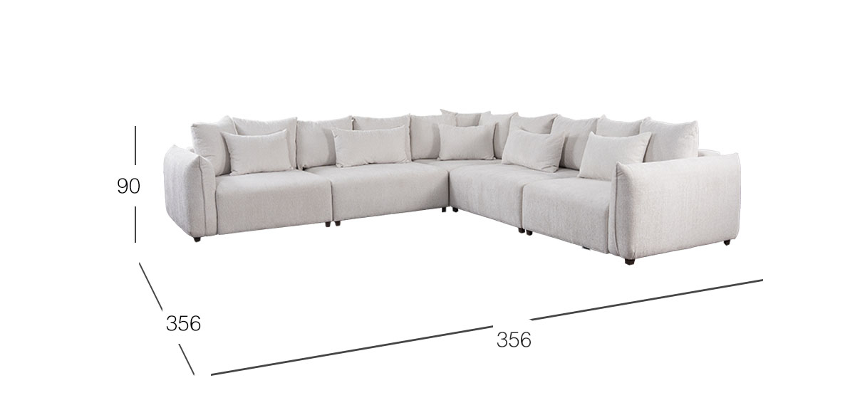 Sala Molarin CL Blanco 5 Piezas