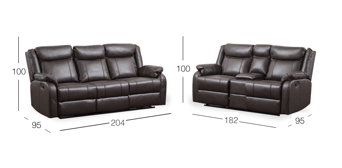 Sala Reclinable Wagner Chocolate