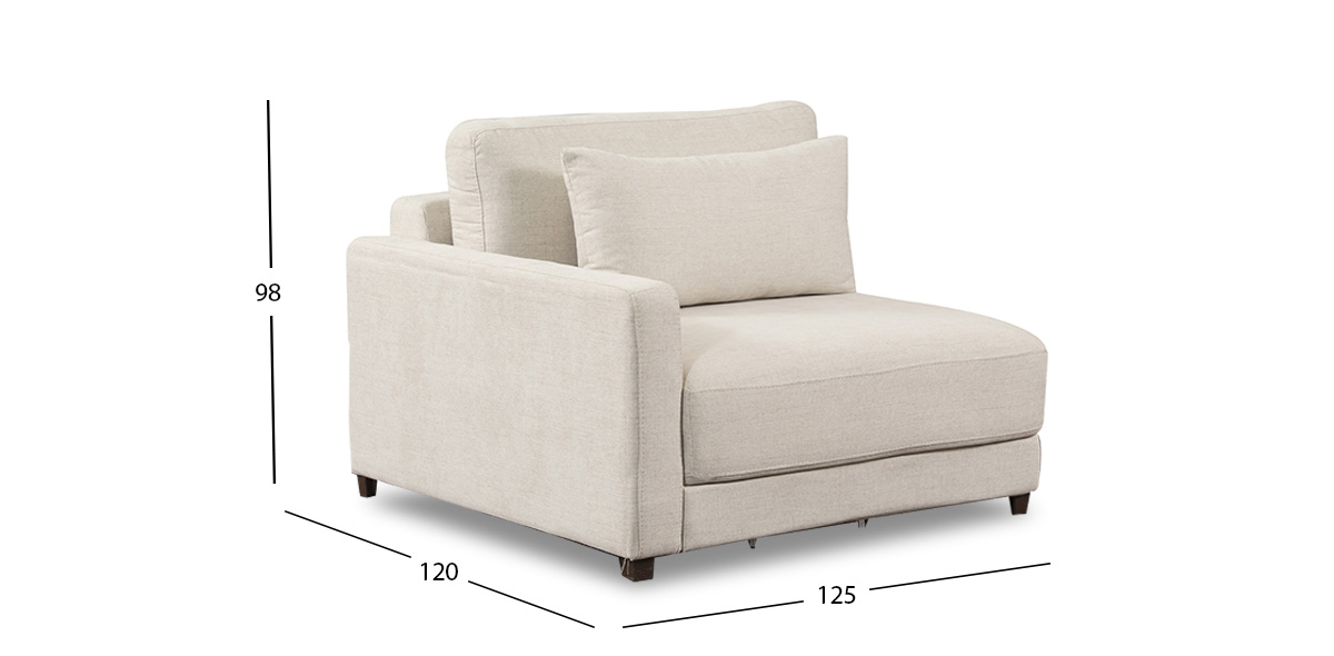 Sillón Brazo Izquierdo Eland CL Blanco