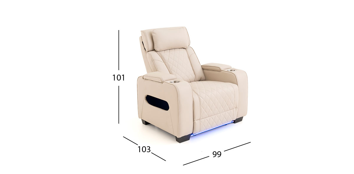 Sillón Reclinable Eléctrico Jetour Beige