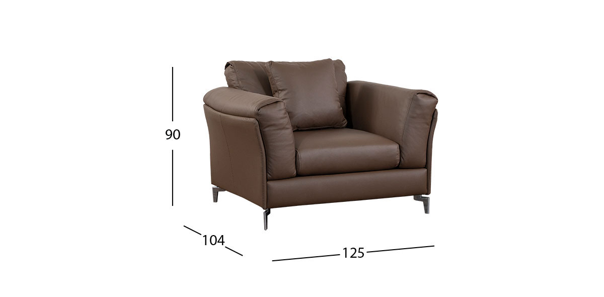 Sillón Piel Kenai Café (Boal)