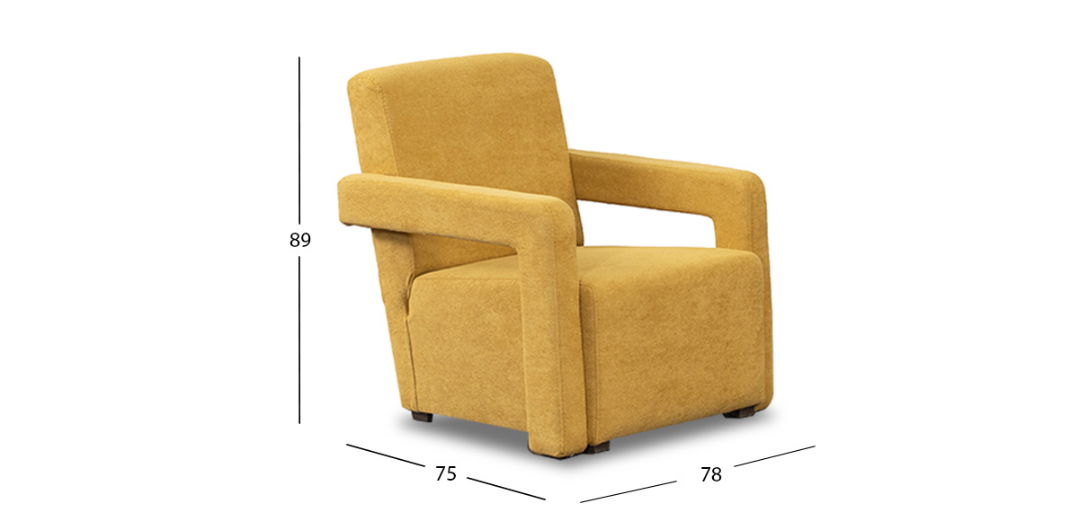 Sillón Ocasional Klepp Amarillo