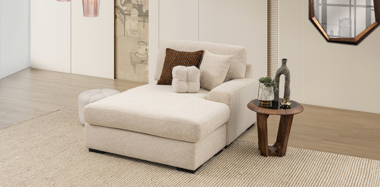 Chaise Long Creta Plus Algodón
