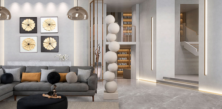 Escultura Lunar Beige