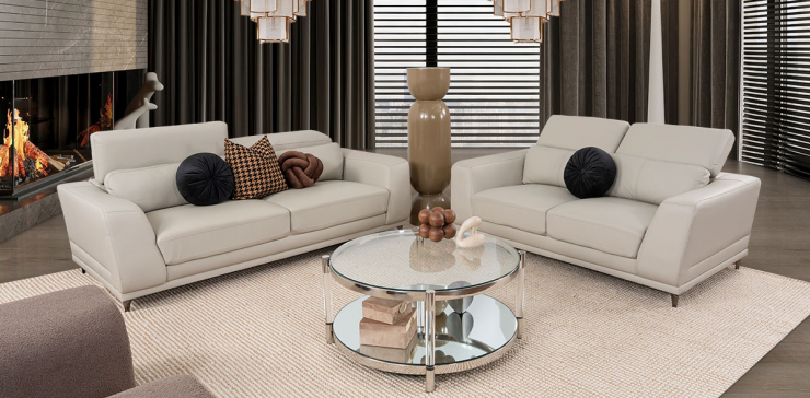 Sala Piel Lecce Beige