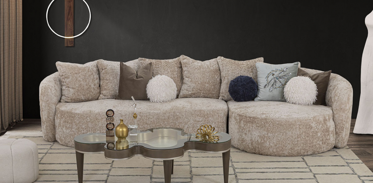 Sala En L Derecha Charlotte Beige