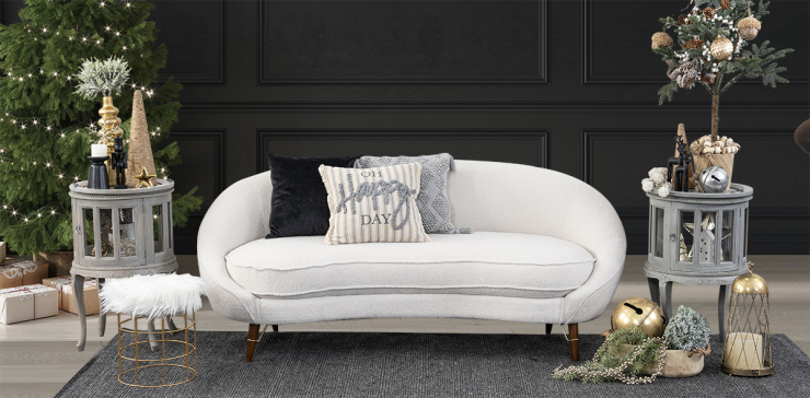 Sofá 3 Plazas Abrassi Beige