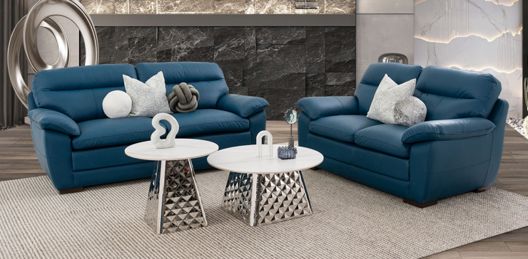 Sala Piel Match Angels Azul  (Boal)