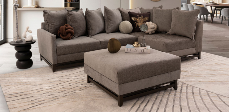 Sala Modular Derecha Adelei Charcoal 