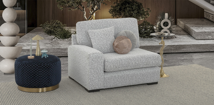 Sillón Con Brazo Creta Plus Moka