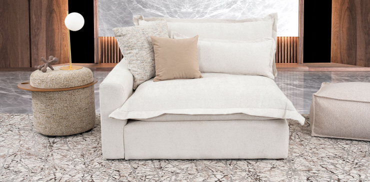 Sillón Con Brazo Izquierdo Mariel Beige