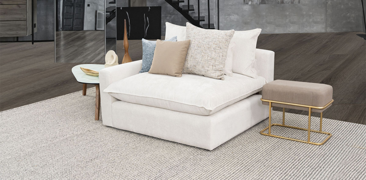 Sillón Brazo Izquierdo Macca Blanco