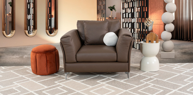 Sillón Piel Kenai Café (Boal)