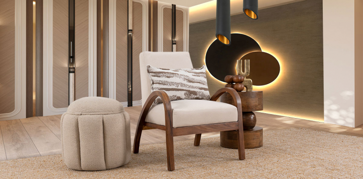 Sillón Ocasional Witt CL Beige