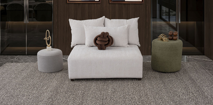 Sillón Sin Brazos Molarin CL Blanco
